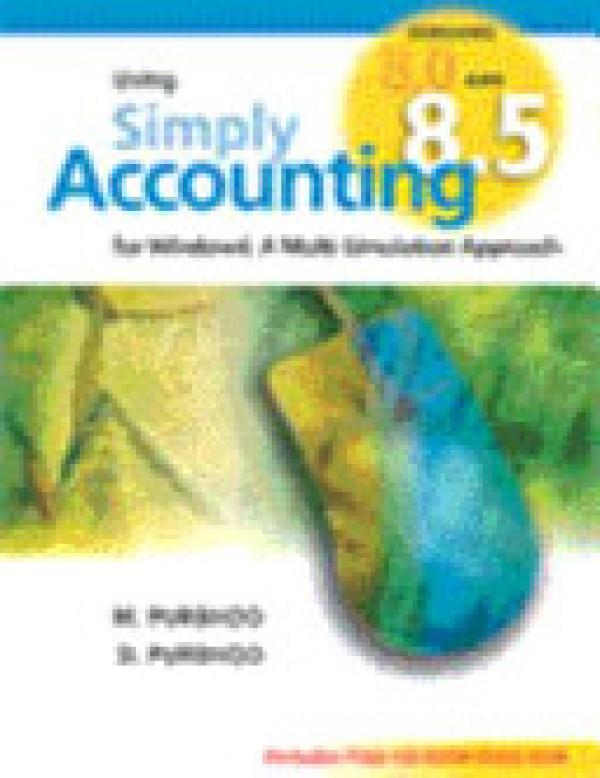 Using Simply Accounting Versions 8.0 & P