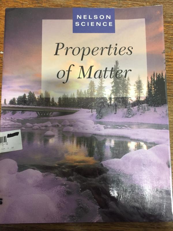 Nelson Science: Properties of Matter