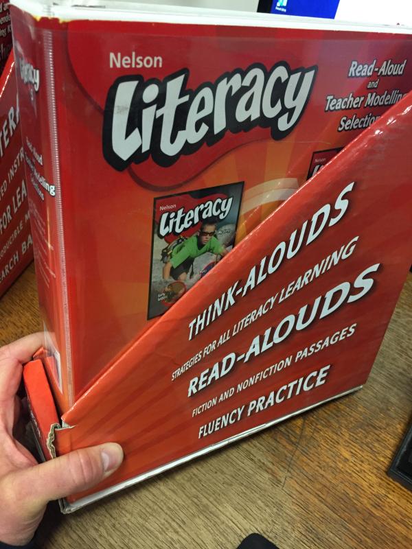 Nelson Literacy 3 BC Transparency Binder