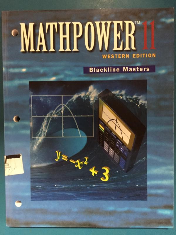 Math Power 11 Wce Blackline Masters