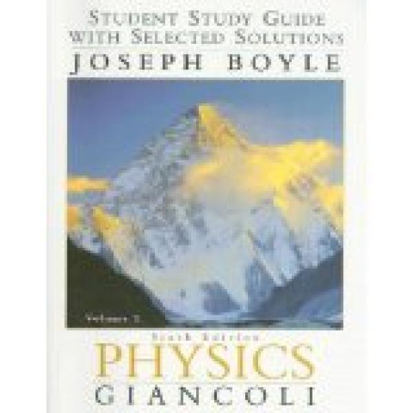 Physics 6/Ed SG Vol 1 with Select Soluti