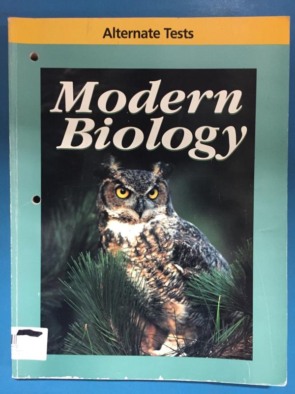 Modern Biology Alternate Tests