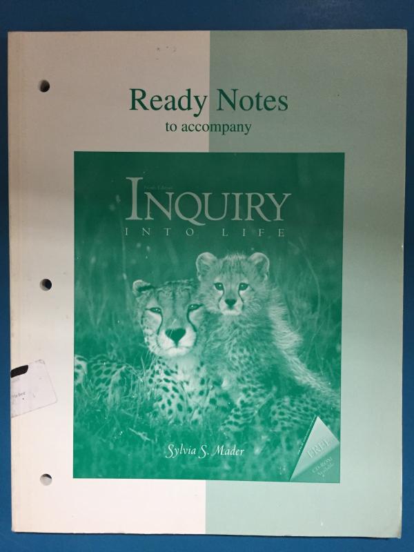 Inquiry into Life 9/E Ready Notes