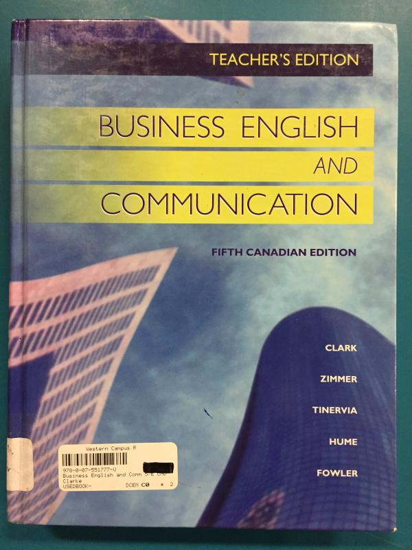 Business English and Comm 5/E CND Te