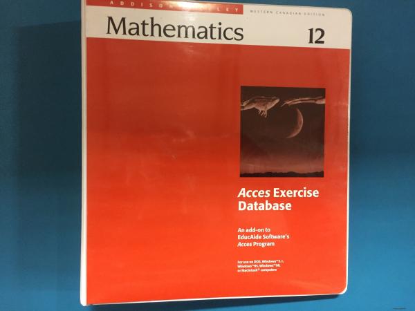Aw Math 12 Access Exercise Database Bind
