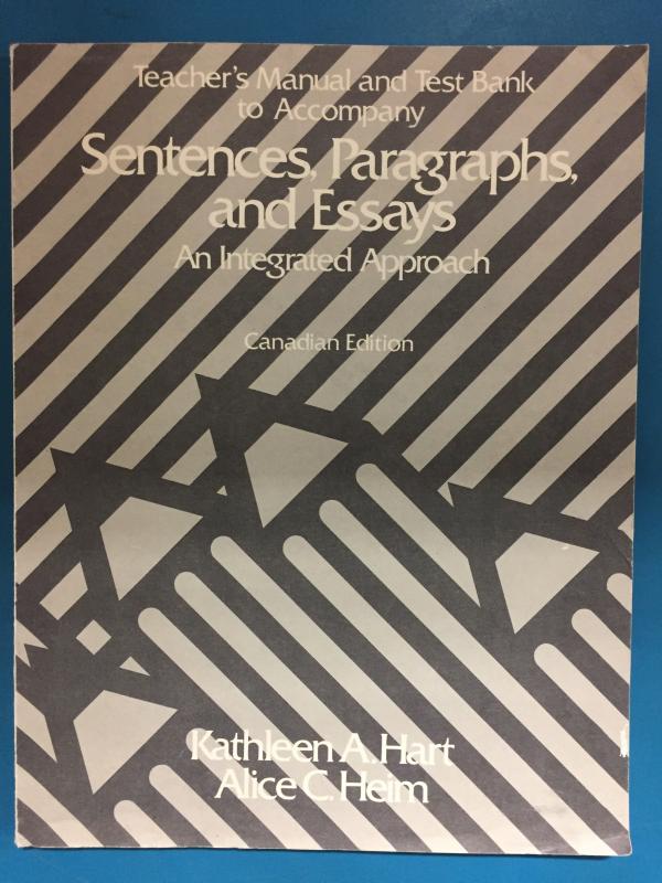 Sentences, Paragraphs & Essays CDN/E TM