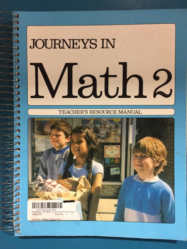 Journeys in Math 2 TR Manual