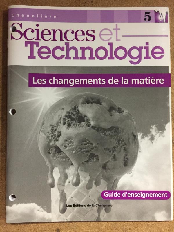 Sciences Et Tech 5: Les Changements De L