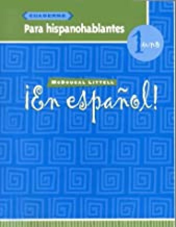 En Espanol! Level 1 Cuaderno Hispanohab