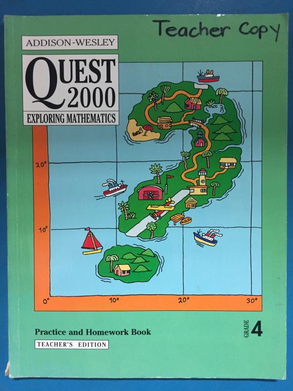 Quest 2000 Grade 4 Pract & Homework Bkte
