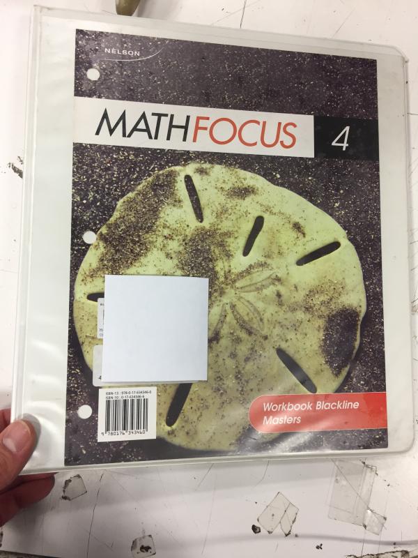 Math Focus 4 Workbook BLM
