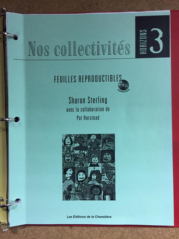 Horizons 3: Nos Collectivites Feuilles R