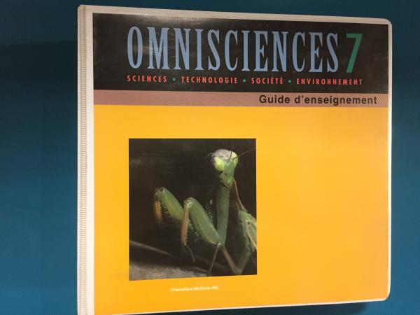 Omnisciences 7: Guide D'enseignement