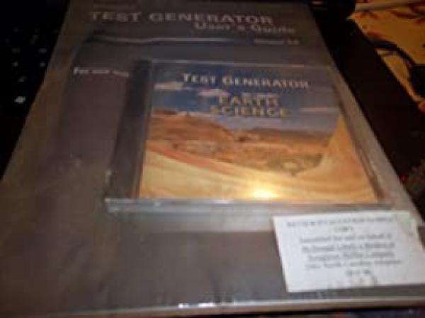 Earth Science Test Generator CD-Rom