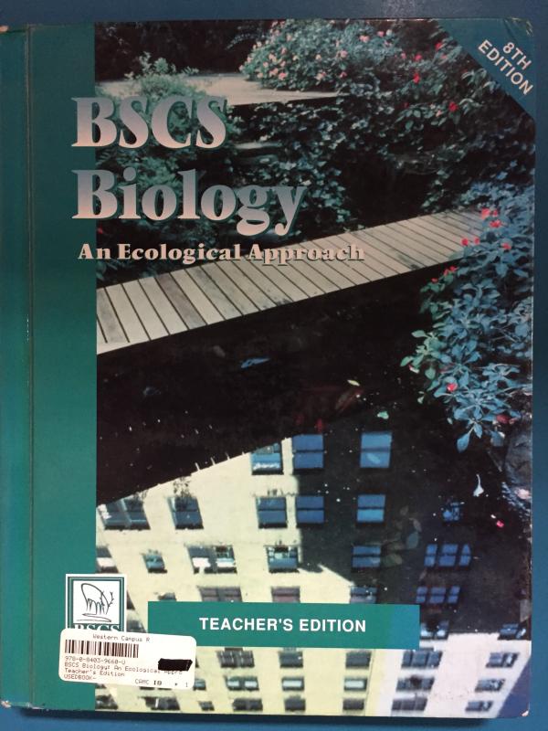 BSCS Biology: An Ecological Approach 8/E