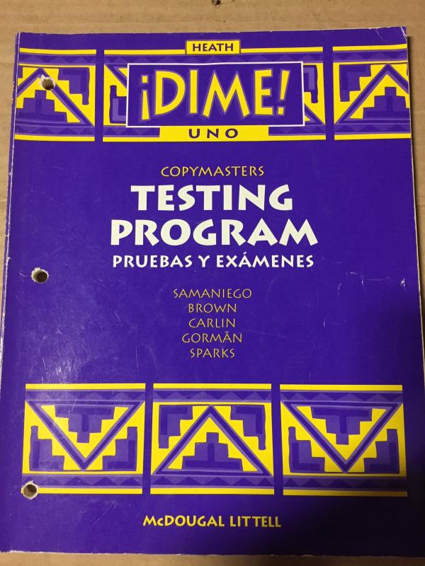Dime Uno 1997 Testing Copymasters