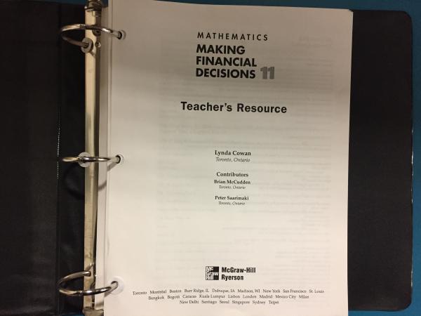 Mathematics: Making Financial Decis 11TR