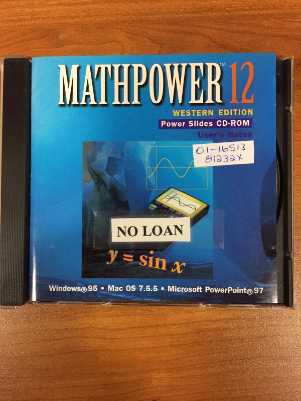 Math Power 12 Wce PWRPT Slide on CD Rom