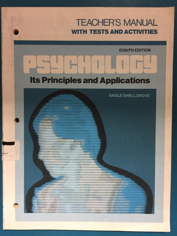 Psychology: Its Prin & Appl 8/Ed TM