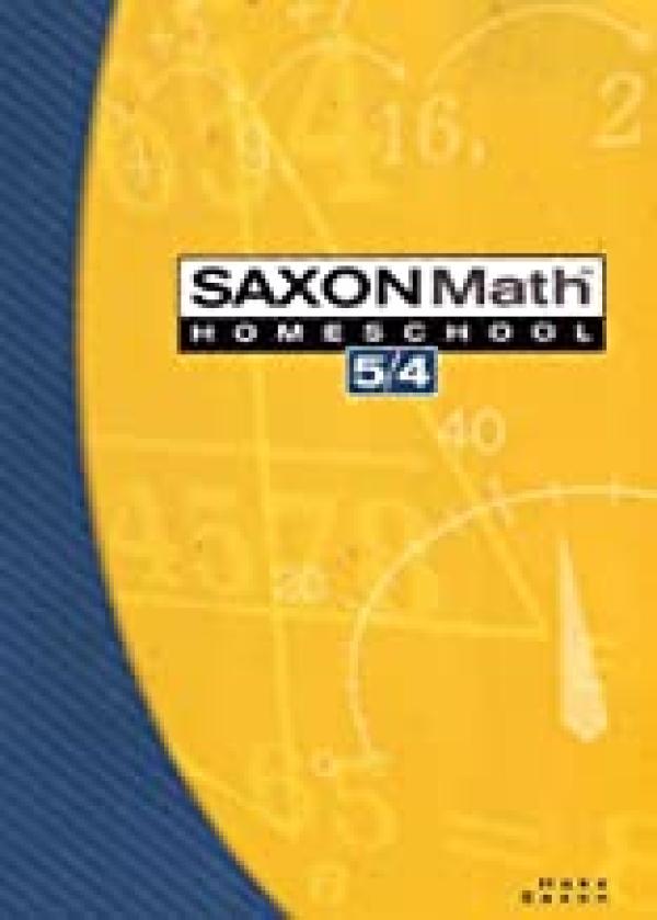 Saxon Math Home School 5/4