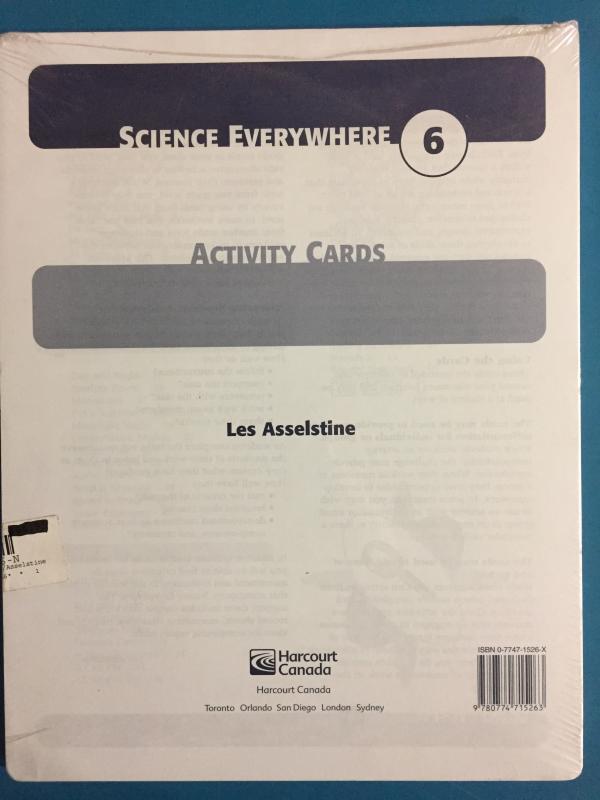 Science Everywhere 6 Activity Cards