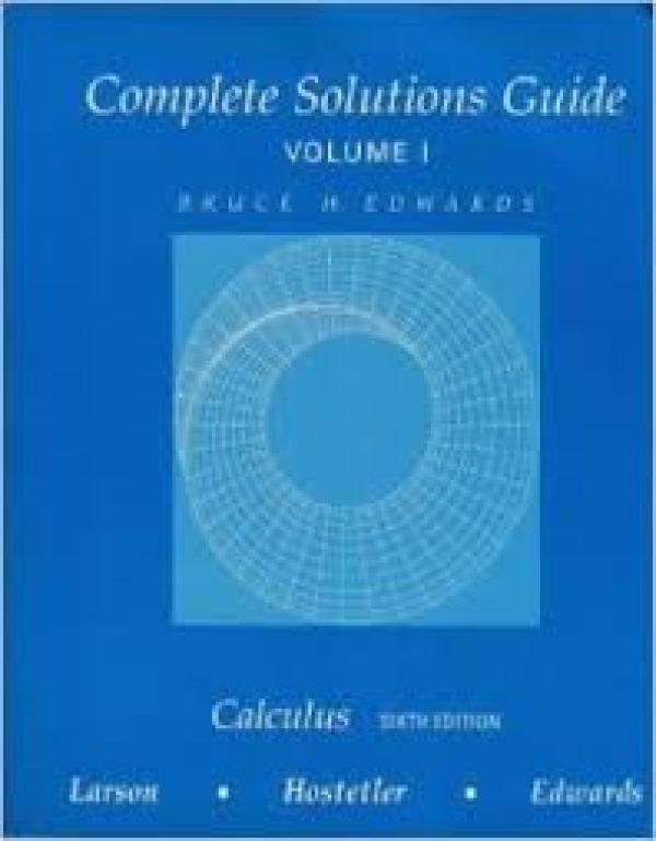 Calculus with Anaytic Geometry 6e SG V1