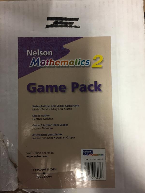 Nelson Math 2 Gamecards