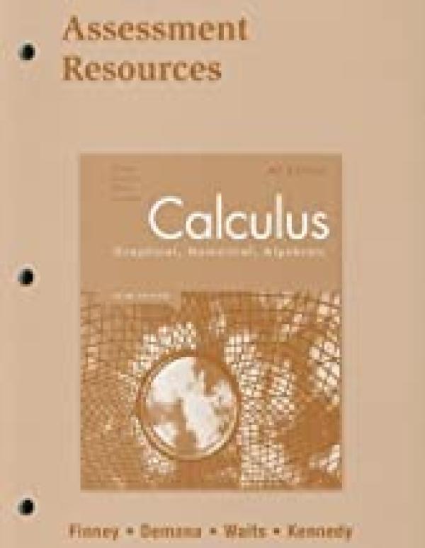 Calculus: Graphical...Assessment PKG