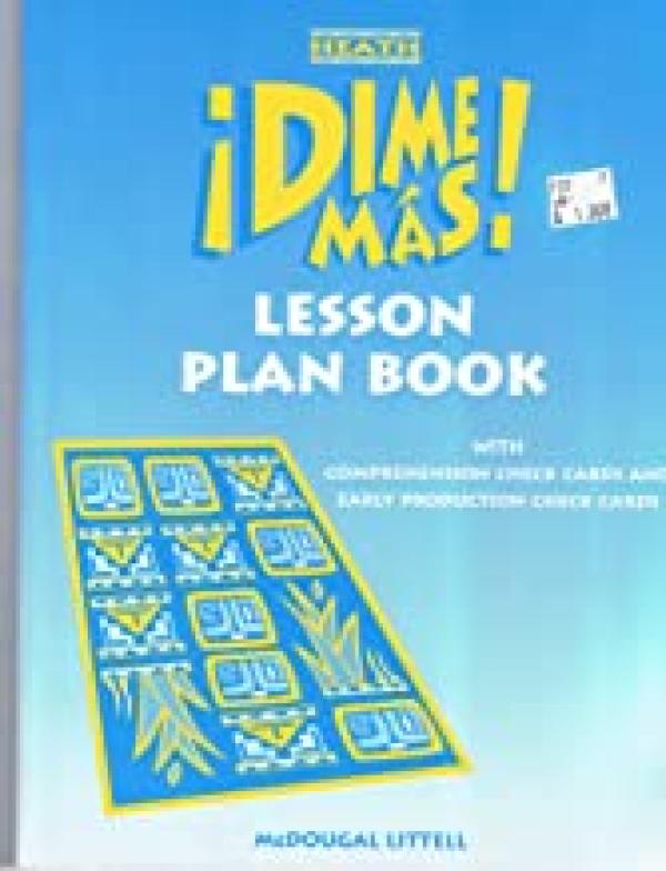 Dime Mas 1997 Lesson Plans