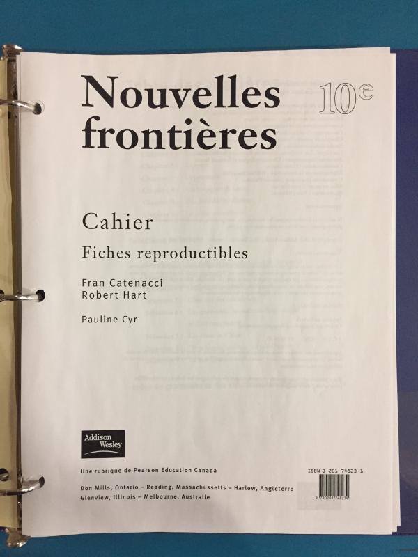 Nouvelles Frontieres 10e Anthologie BLM