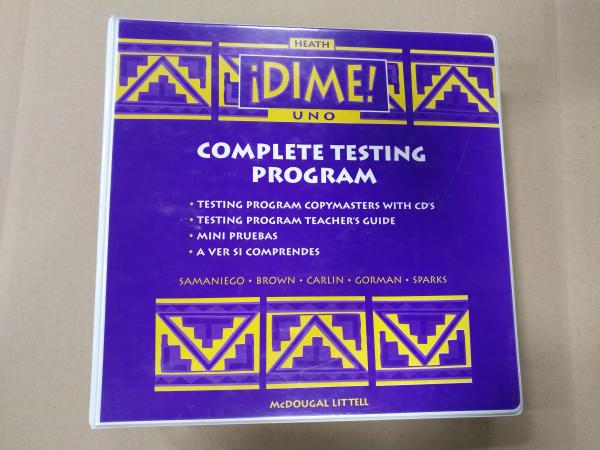 Dime Uno 1997 Complete Testing Program