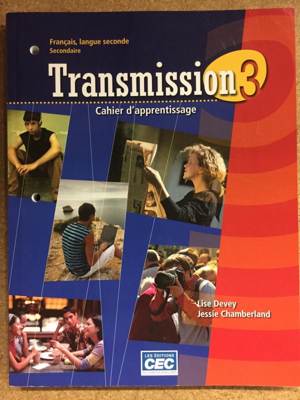 Transmission 3 Cahier D'apprentissage
