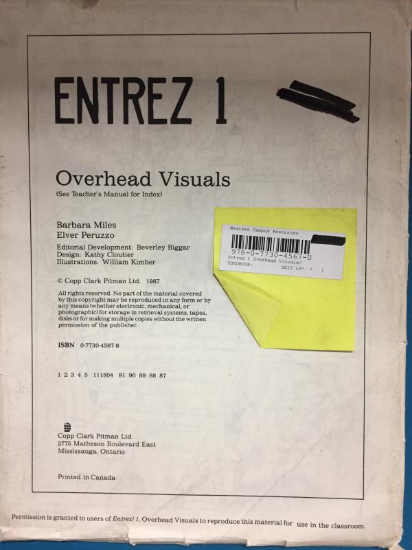 Entrez 1 Overhead Visuals