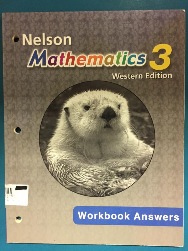 Nelson Math 3 WB Answer Key Western Ed