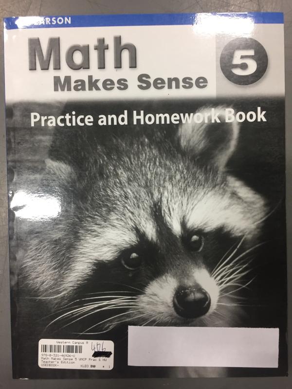 Math Makes Sense 5 WNCP Prac & HW