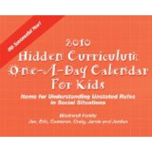 Hidden Curriculum 2010 Calendar for Kids
