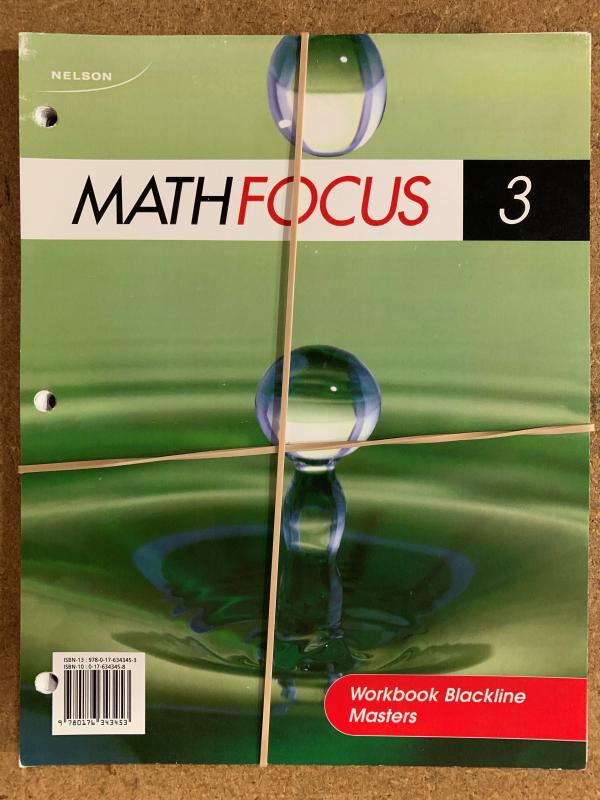 Math Focus 3 Workbook BLM