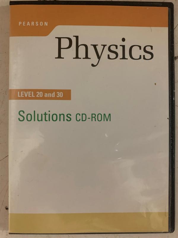 Pearson Physics Solutions CD-Rom