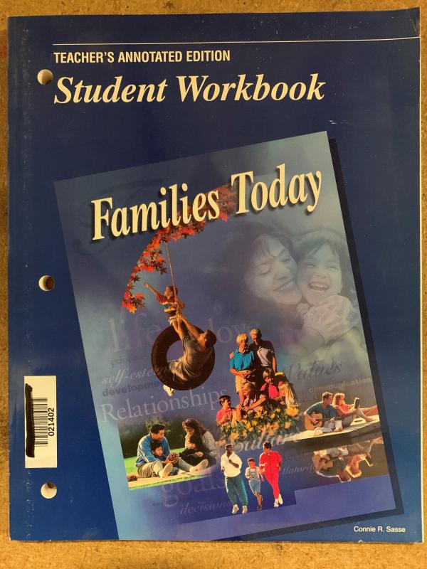 Families Today 2/E Workbook Te