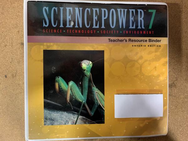 Sciencepower 7 Teacher's Resource Binder