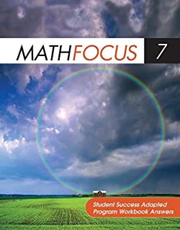 Math Focus 7 STD Success Adapted PRG Ak