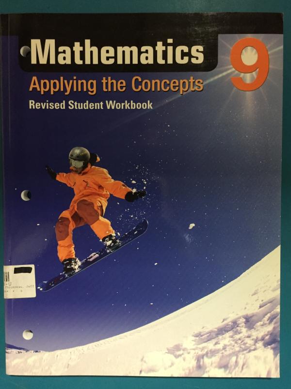 Mathematics Applying the Concepts 9 WB R