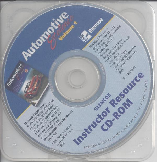 Automotive Excellence Vol 1 Instruct CD