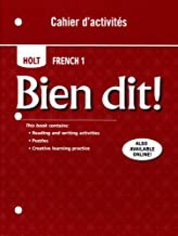 Bien Dit 1/1a/1b Cahier D'activites