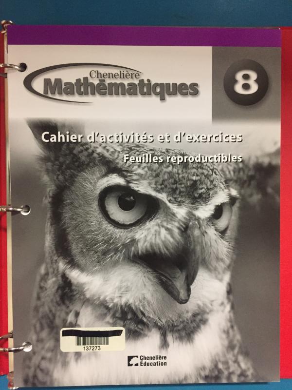 Mathematiques 8e Annee Cahier BLM