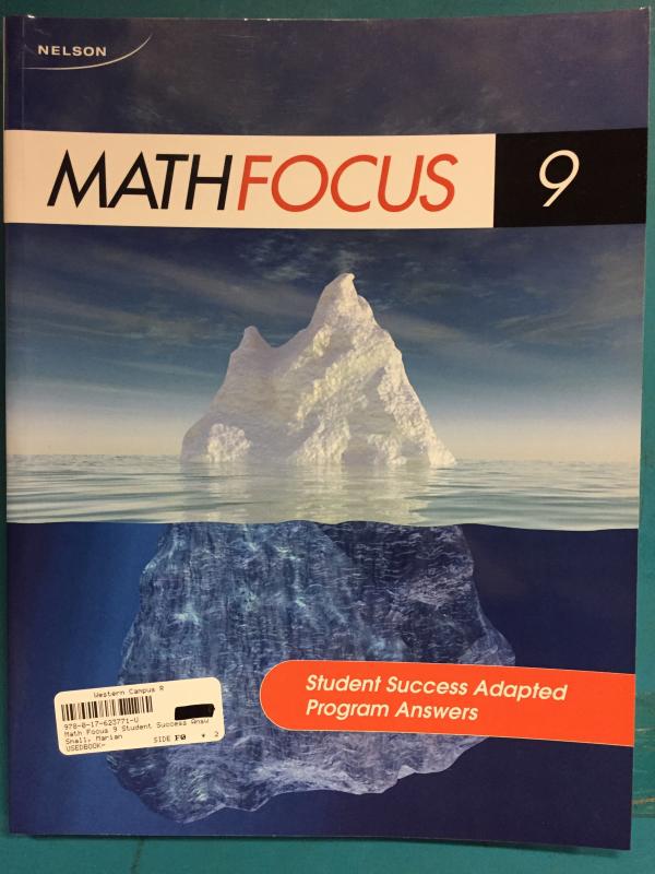 Math Focus 9 Student Success Answers