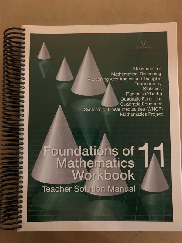 Foundations of Math 11 Wrkbook TCHR Solu