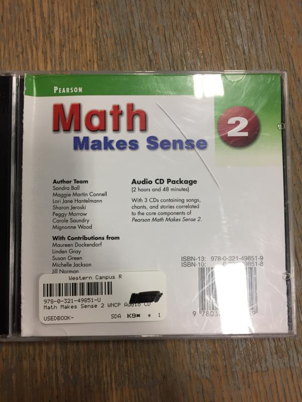 Math Makes Sense 2 WNCP Audio CD