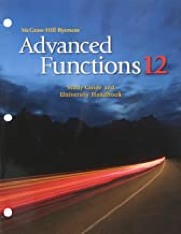 Advanced Functions 12 Study Guide and Un