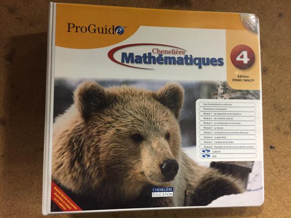 Mathematiques 4 WNCP Proguide